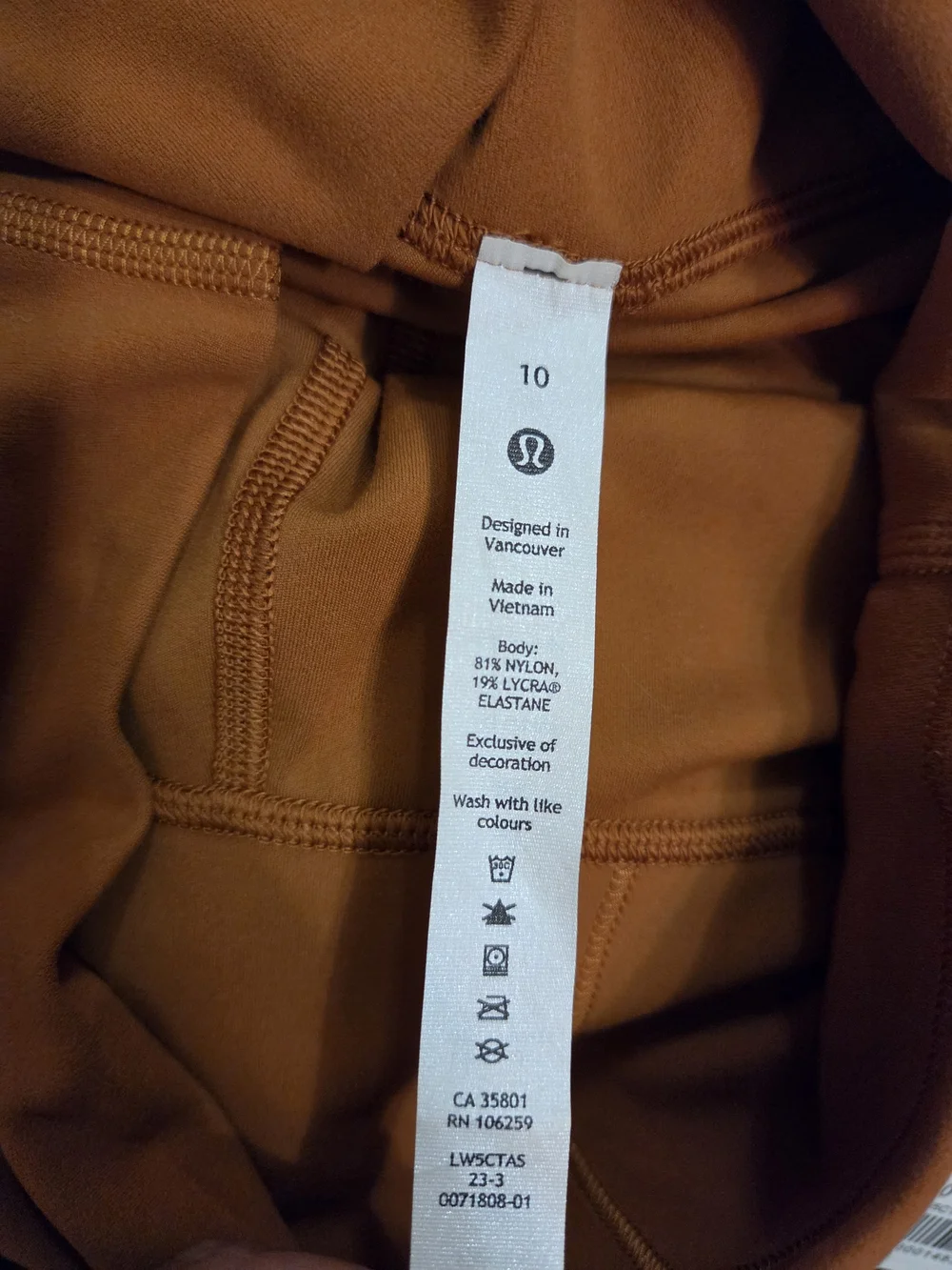 Lululemon Leggings Womens 10 High-Rise Leggings NWT
